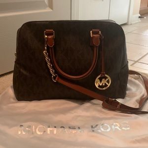 Michael Kors Medium Sized Purse w/ MK Print